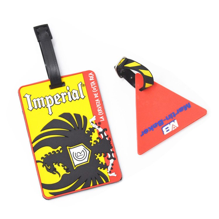 custom pvc luggage tags